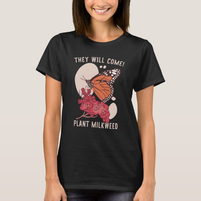 Butterfly Monarch T Shirt (Framsida)