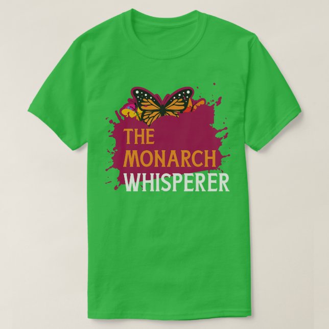Butterfly Monarch Whisperer Entomolog 1 T Shirt (Design framsida)