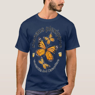 Butterfly Monarchs och Caterpelars samt mjölkare T Shirt
