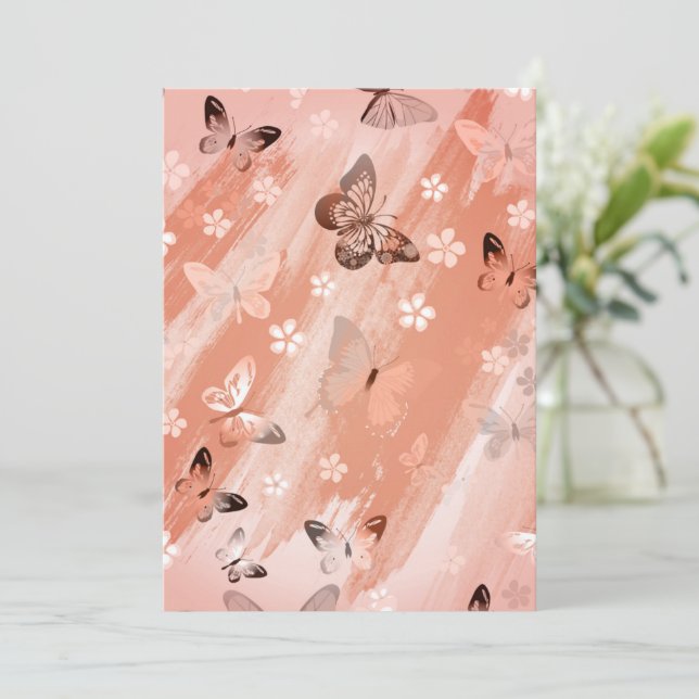 Butterfly Mönster 11 Kort (Stående Fram)