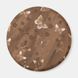 Butterfly Mönster 15 Magnet