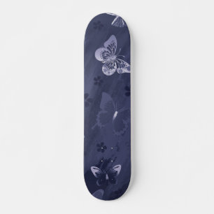 Butterfly Mönster 17 Mini Skateboard Bräda 18,5 Cm