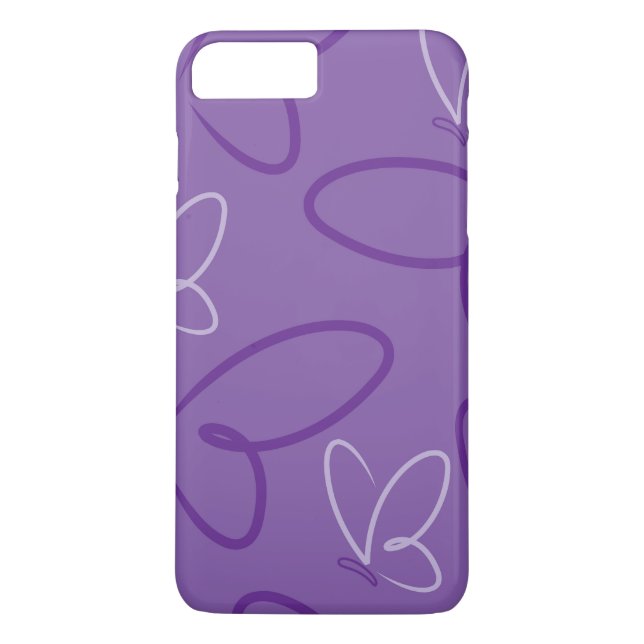 Butterfly mönster Case-Mate iPhone skal (Baksida)