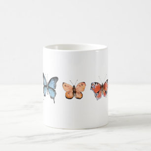 Butterfly Mönster Kaffemugg