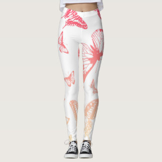 Butterfly Mönster Leggings