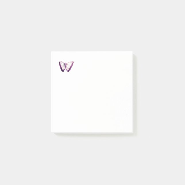 Butterfly Mönster Post-it Notes (Framsida)