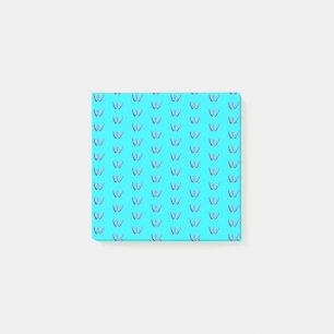 Butterfly Mönster Post-it Notes Block