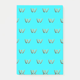 Butterfly Mönster Post-it Notes Block
