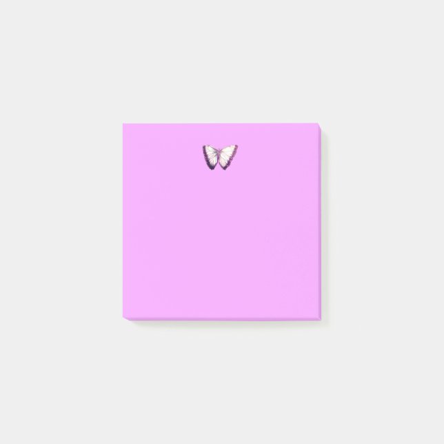 Butterfly Mönster Post-it Notes Block (Framsida)