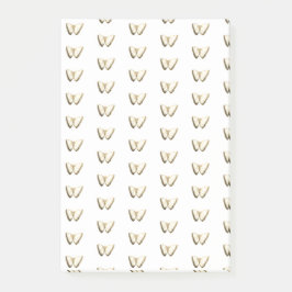 Butterfly Mönster Post-it Notes Block