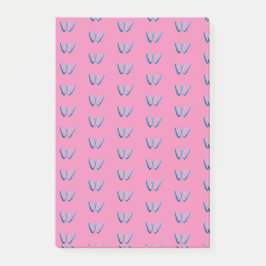 Butterfly Mönster Post-it Notes Block