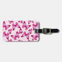 Butterfly Mönster Söt Rosa Lila 