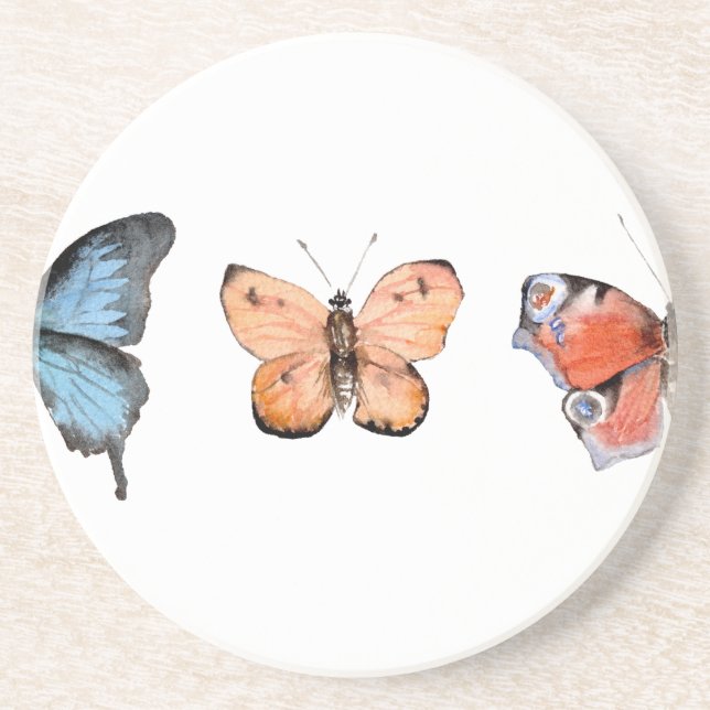 Butterfly Mönster Underlägg (Framsidan)