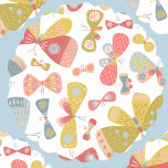 Butterfly Mönster Underlägg Papper<br><div class="desc">Smör i mjuk grönt,  rosa,  blått och gult. Perfekt för att lägga till extra-beröringen till party eller firande. Originalkonst av Nic Squirrell.</div>
