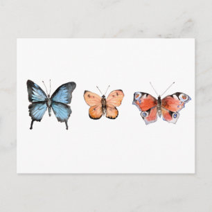 Butterfly Mönster Vykort