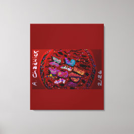 Butterfly Moon Drawstring Backpack Canvastryck