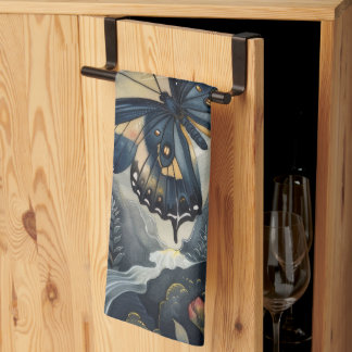 Butterfly & Moon                                 Kökshandduk