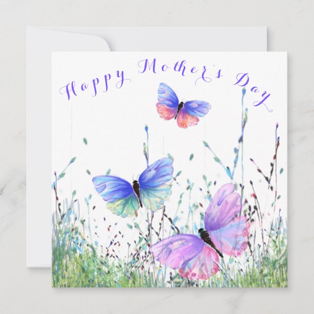 Butterfly Mors dag Card-flugor (Framsida)