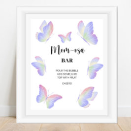 Butterfly \ Morsa-osa pub Poster