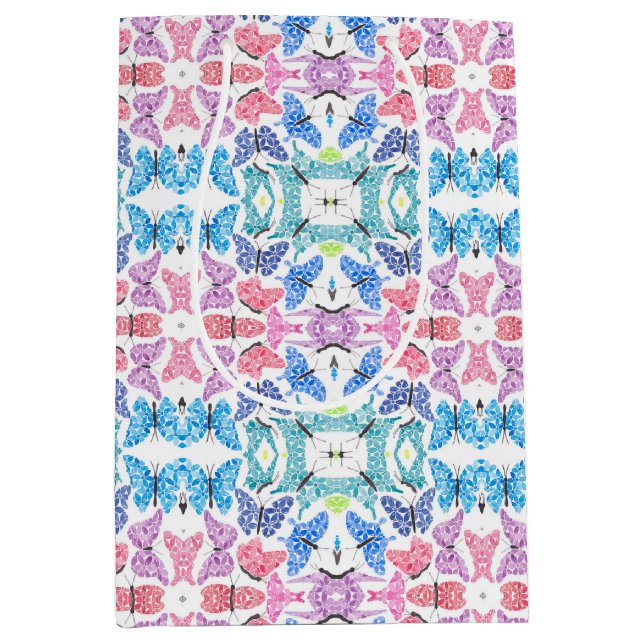 Butterfly Mosaic Gift Bag (Framsidan)