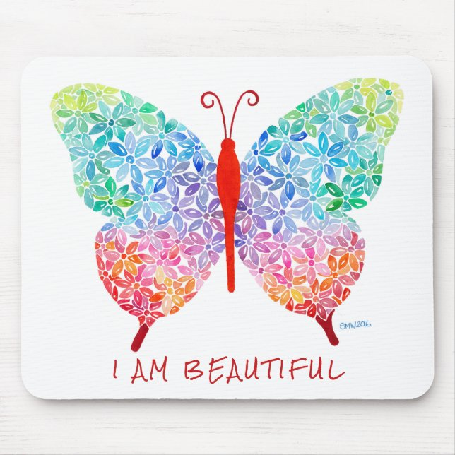 Butterfly Mouse Pad Musmatta (Framsidan)