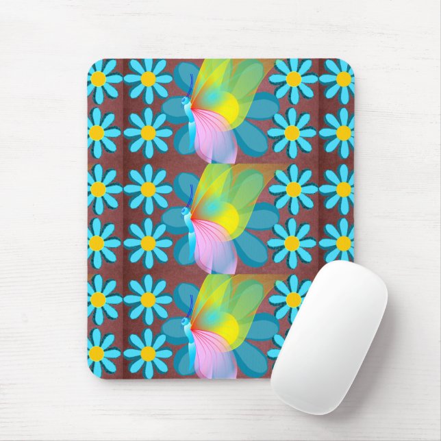 Butterfly Mouse Pad Musmatta (Med mus)