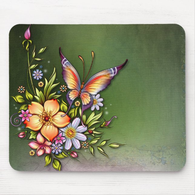 Butterfly Mousepad Musmatta (Framsidan)