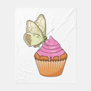 Butterfly Muffin Fleecefilt