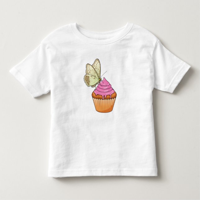 Butterfly Muffin T Shirt (Framsida)