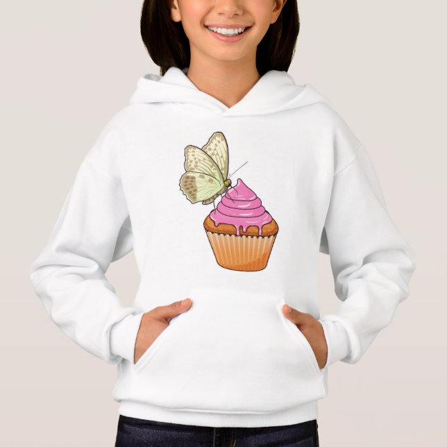 Butterfly Muffin T Shirt (Framsida)