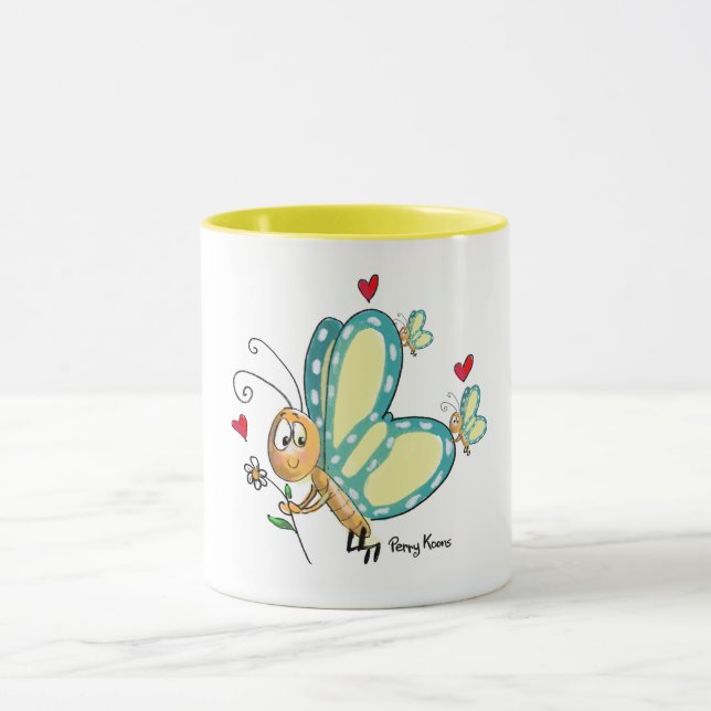 Butterfly Mug Mugg (Center)