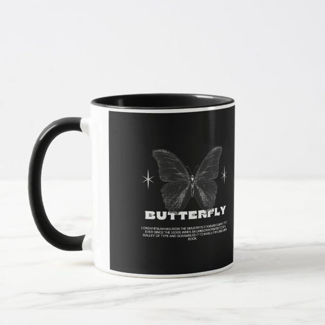 butterfly mugg (Vänster)