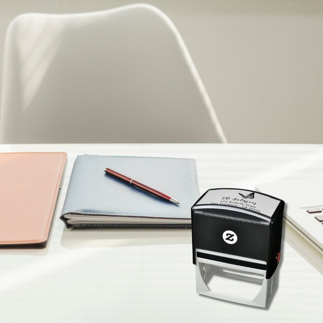 Butterfly namn returadress självfärgande stämpel (Skapare uppladdad)