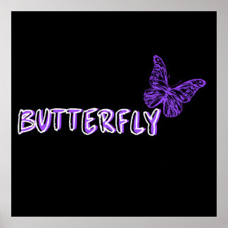 Butterfly, natur älskare poster