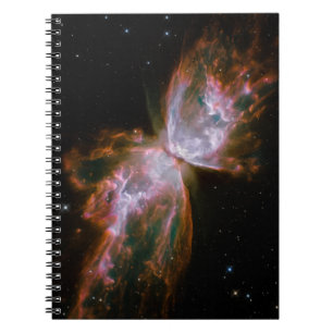 Butterfly Nebula Anteckningsbok Med Spiral