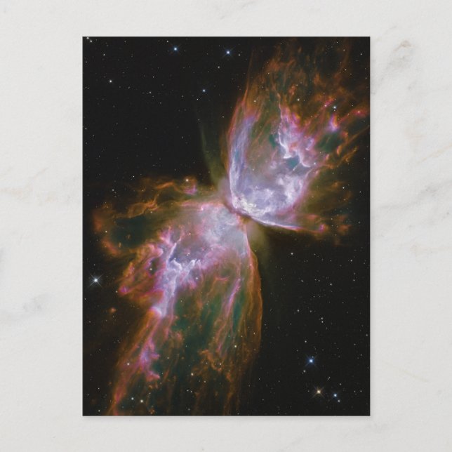 Butterfly Nebula NGC 6302 Kryp Nebula Vykort (Framsida)