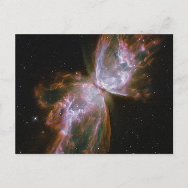 Butterfly Nebula NGC 6302 Vykort (Framsida)