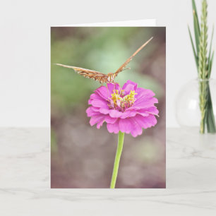 Butterfly Nectar Scripture Card Psalm 34:8 Kort