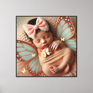 Butterfly Newborn - Canvastryck