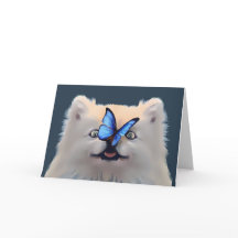 BUTTERFLY NOSE BLANK - ALL-TILLFÄLLE-KORT