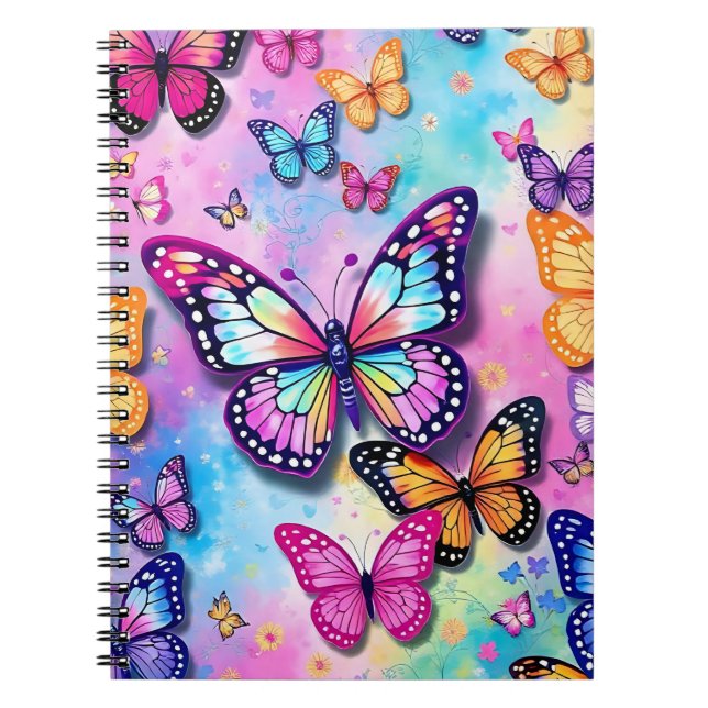 Butterfly notebook anteckningsbok (Framsidan)