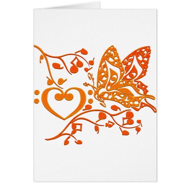 Butterfly_Notes Hälsningskort (Framsidan)