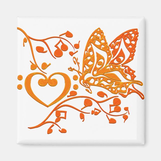 Butterfly_Notes Magnet (Framsidan)