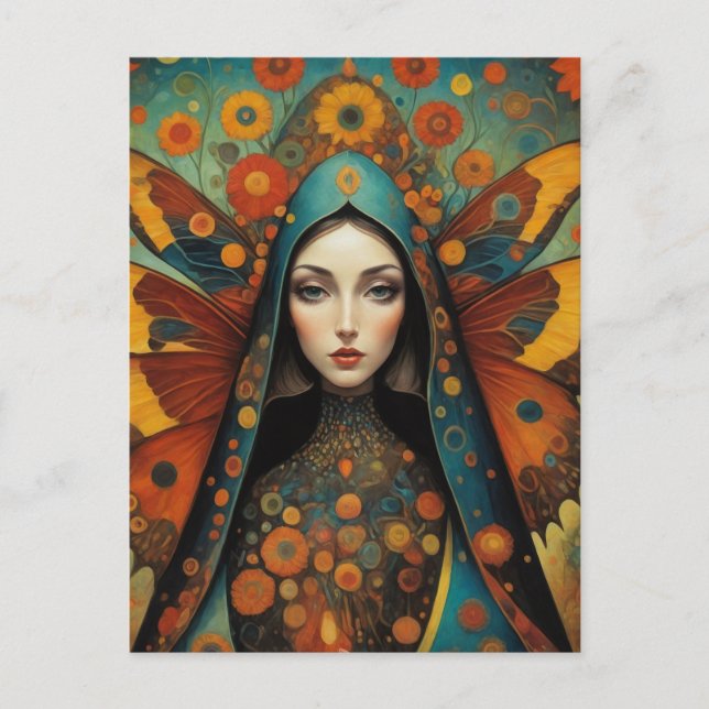 Butterfly Nun Vykort (Framsida)