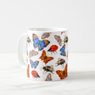 Butterfly och Bee Mugg