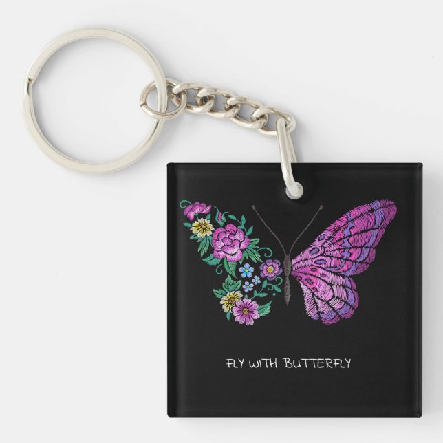 Butterfly och Blommor blommigt butterflies vingar  (Framsidan)