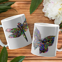 Butterfly och Dronfly. Psykedeliska insekter.