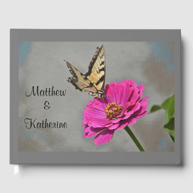 Butterfly och Flower Gästböcker (Framsida)