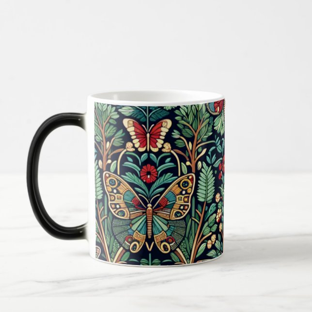 Butterfly och Flower Mugg (Vänster)
