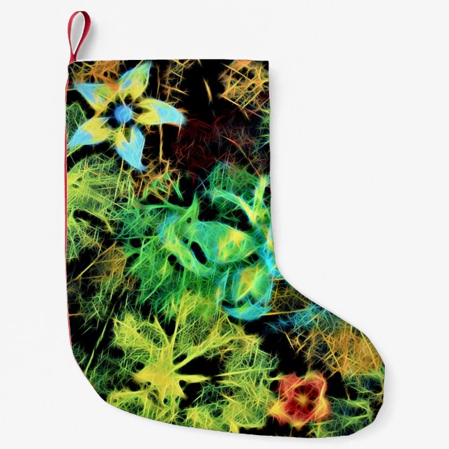 Butterfly och Flower Rodilius-julklapp Liten Julstrumpa (Framsidan)